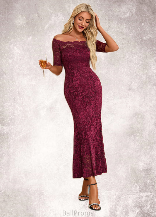 Stephany Boat Neck Elegant Trumpet/Mermaid Lace Maxi Dresses HJP0022251