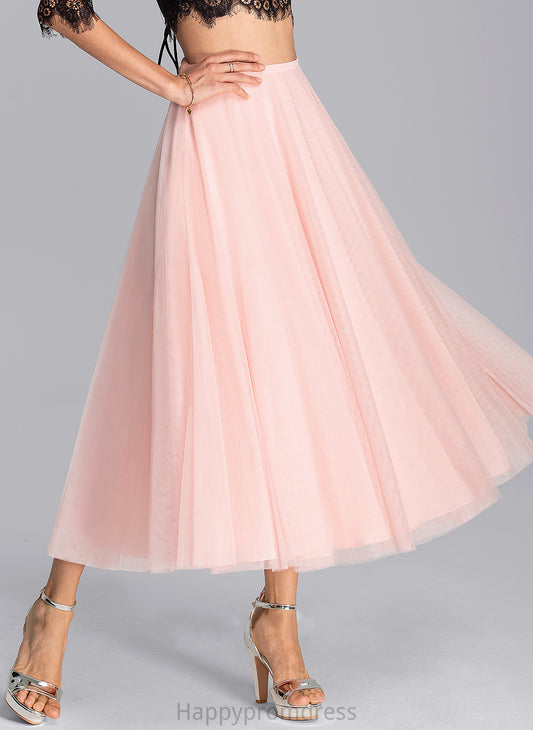 Cocktail Dress Cocktail Dresses Tulle Tea-Length A-Line Mya