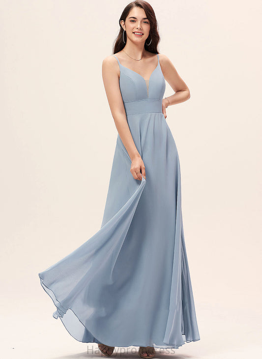 Floor-Length V-neck Straps Fabric Neckline A-Line Length Silhouette Shirley Floor Length Spaghetti Staps Natural Waist Bridesmaid Dresses