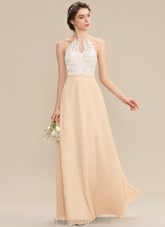 Bow(s) Neckline Embellishment Silhouette Fabric ScoopNeck Floor-Length A-Line Length Aryanna Floor Length Sleeveless Bridesmaid Dresses