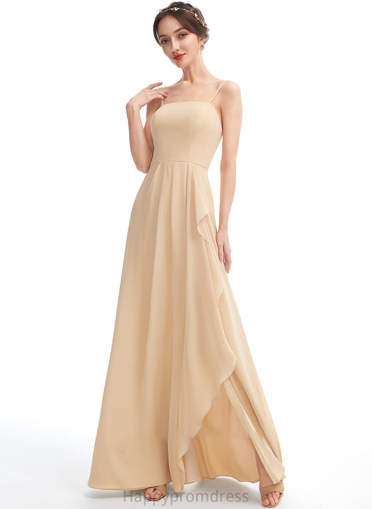 Fabric SquareNeckline A-Line Neckline Length Silhouette Embellishment SplitFront Floor-Length Micah A-Line/Princess Floor Length Bridesmaid Dresses