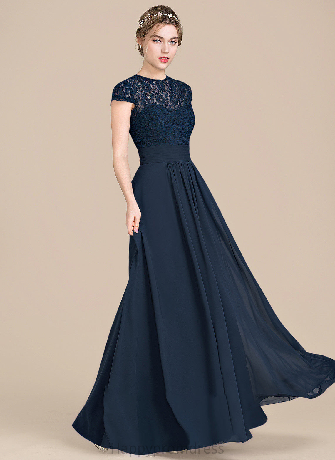 Length Embellishment Ruffle Sweetheart A-Line Floor-Length Silhouette Neckline Fabric Crystal A-Line/Princess Natural Waist Bridesmaid Dresses