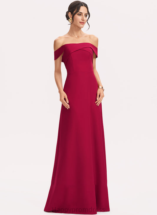 Neckline Fabric Off-the-Shoulder Sheath/Column Embellishment Silhouette Length Ruffle Floor-Length Areli A-Line/Princess Floor Length Bridesmaid Dresses