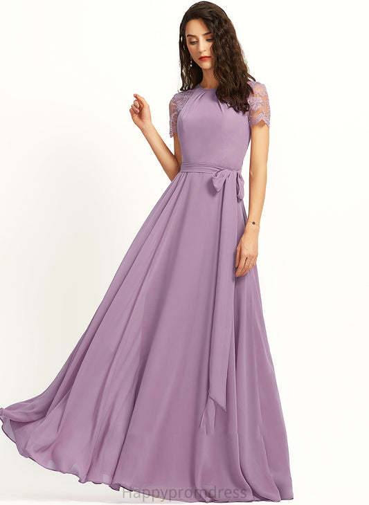 Silhouette Neckline Lace Length Floor-Length Fabric A-Line ScoopNeck Straps Kathryn Sleeveless Satin Bridesmaid Dresses