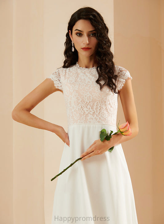 With Lace Wedding Keely Wedding Dresses Floor-Length Scoop Dress A-Line Neck