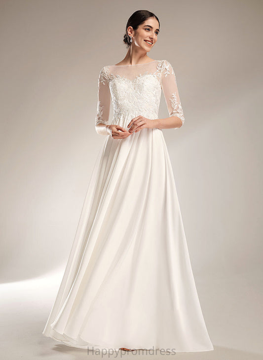 Wedding Dresses Wedding Sweep With Stella Illusion Sequins Dress Train A-Line