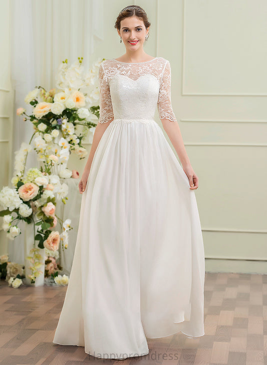 Wedding Dresses Wedding Floor-Length Dress Lexie Chiffon A-Line Illusion