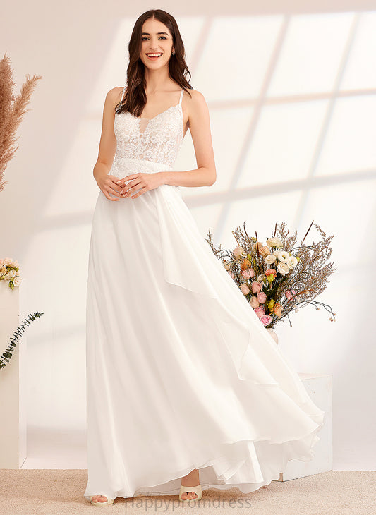 V-neck Ursula Dress Sequins Floor-Length With Wedding Dresses A-Line Wedding