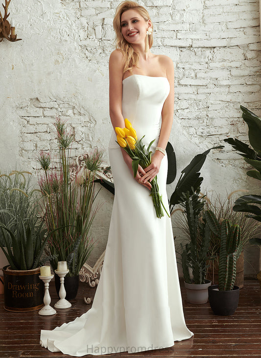 Trumpet/Mermaid Wedding Strapless Shannon Dress Wedding Dresses Train Sweep