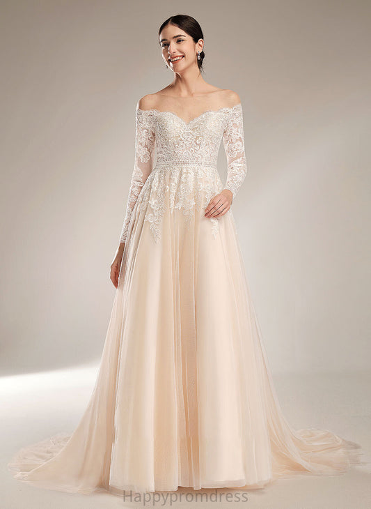 Wedding Dresses Train Illusion Sequins Dress Chapel With Ball-Gown/Princess India Wedding