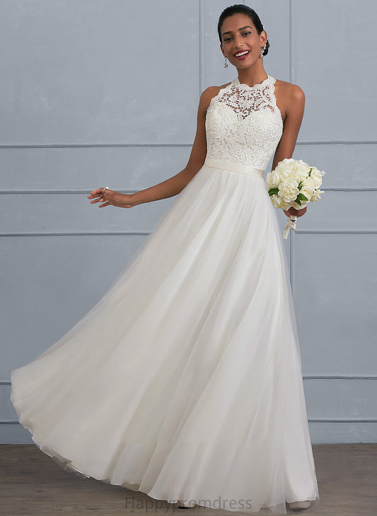 Wedding Dresses Dress Floor-Length Aleena Scoop Wedding Tulle Neck A-Line