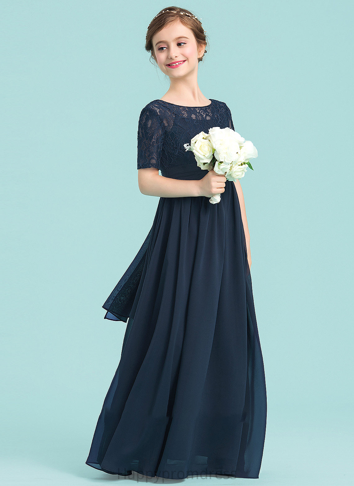 A-LineScoopNeckFloor-LengthChiffonJuniorBridesmaidDress#148411 Charlotte Junior Bridesmaid Dresses