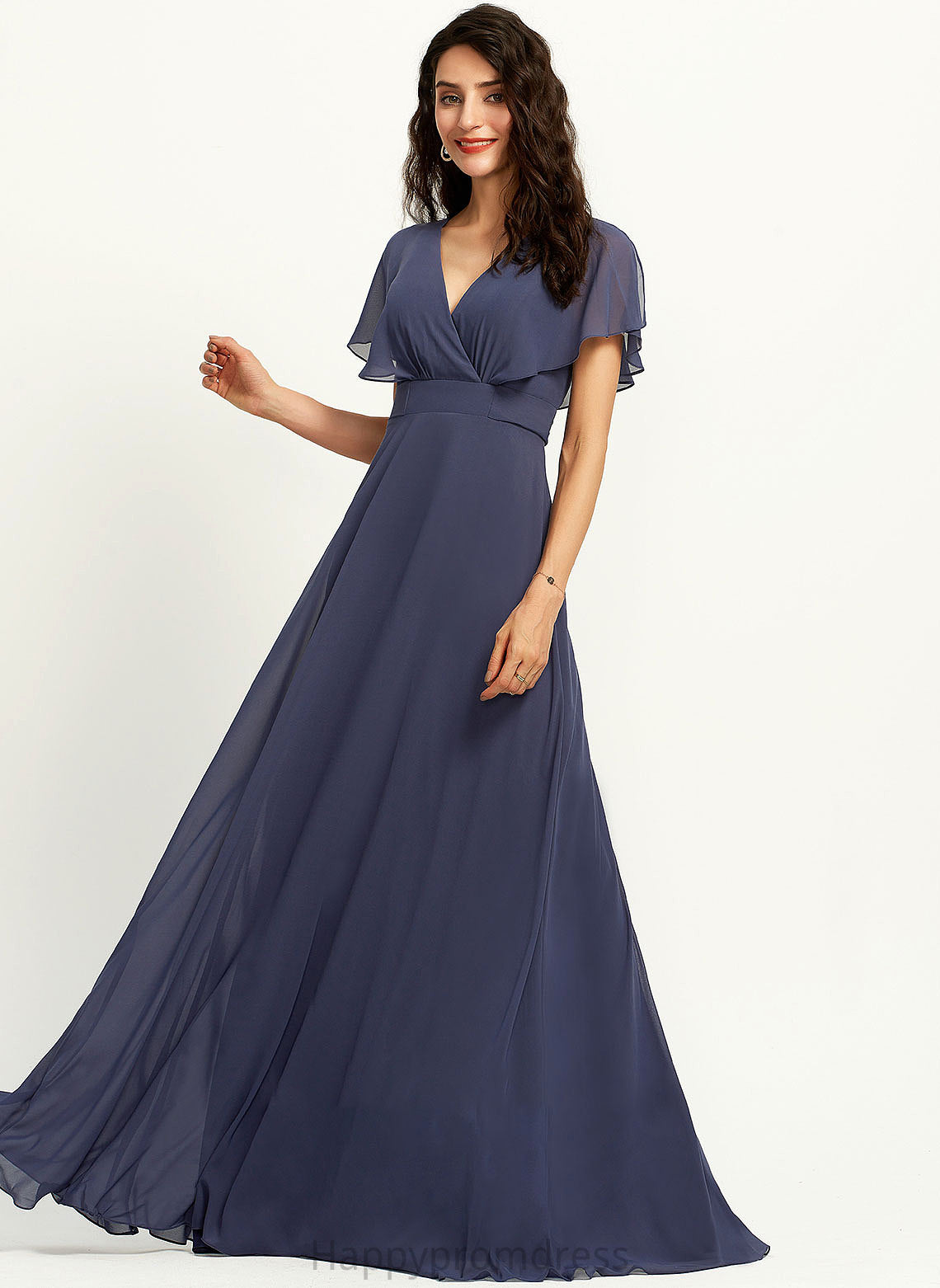 Neckline Fabric Silhouette Length V-neck Floor-Length A-Line Straps Gabriella Floor Length Sheath/Column Sleeveless Bridesmaid Dresses