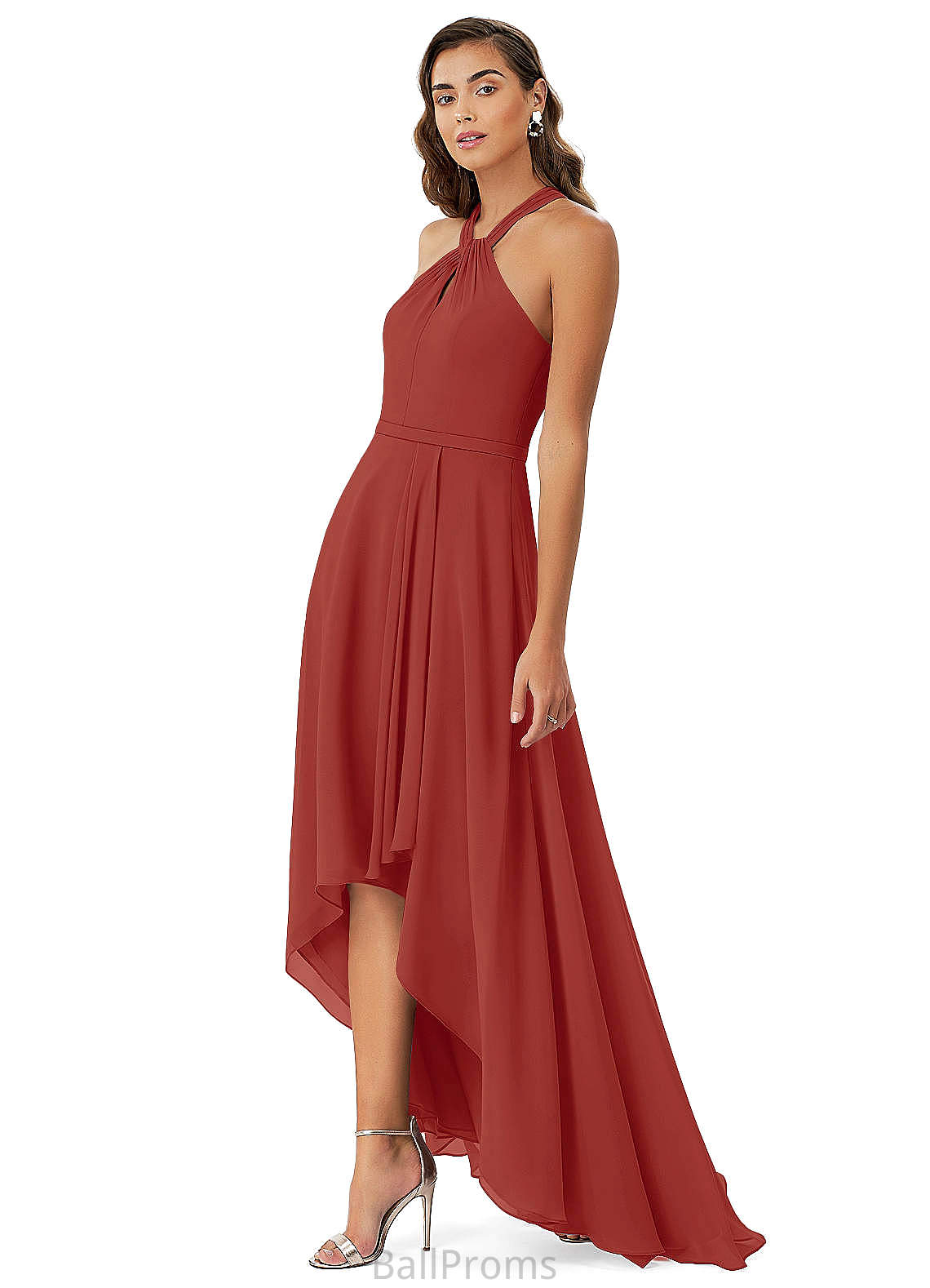 Yvonne V-Neck Sleeveless A-Line/Princess Floor Length Bridesmaid Dresses