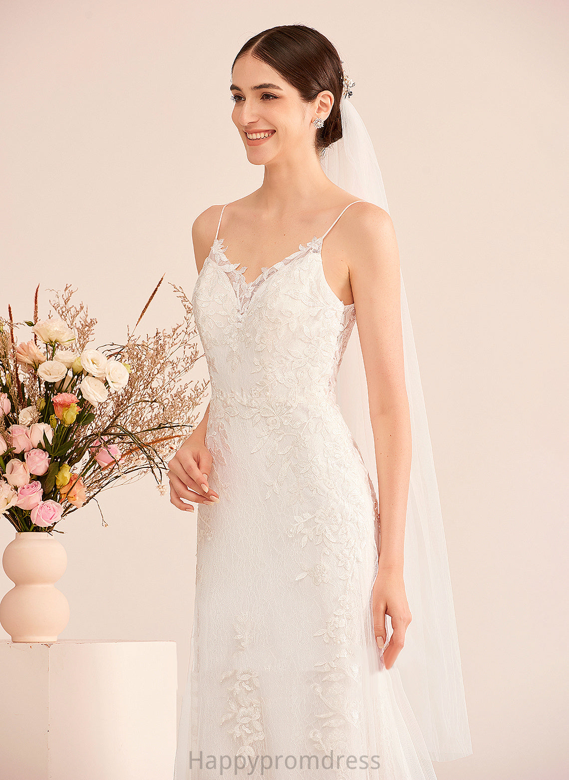 Train Lace Court With Wedding Wedding Dresses Alyson A-Line Dress Sequins Tulle V-neck