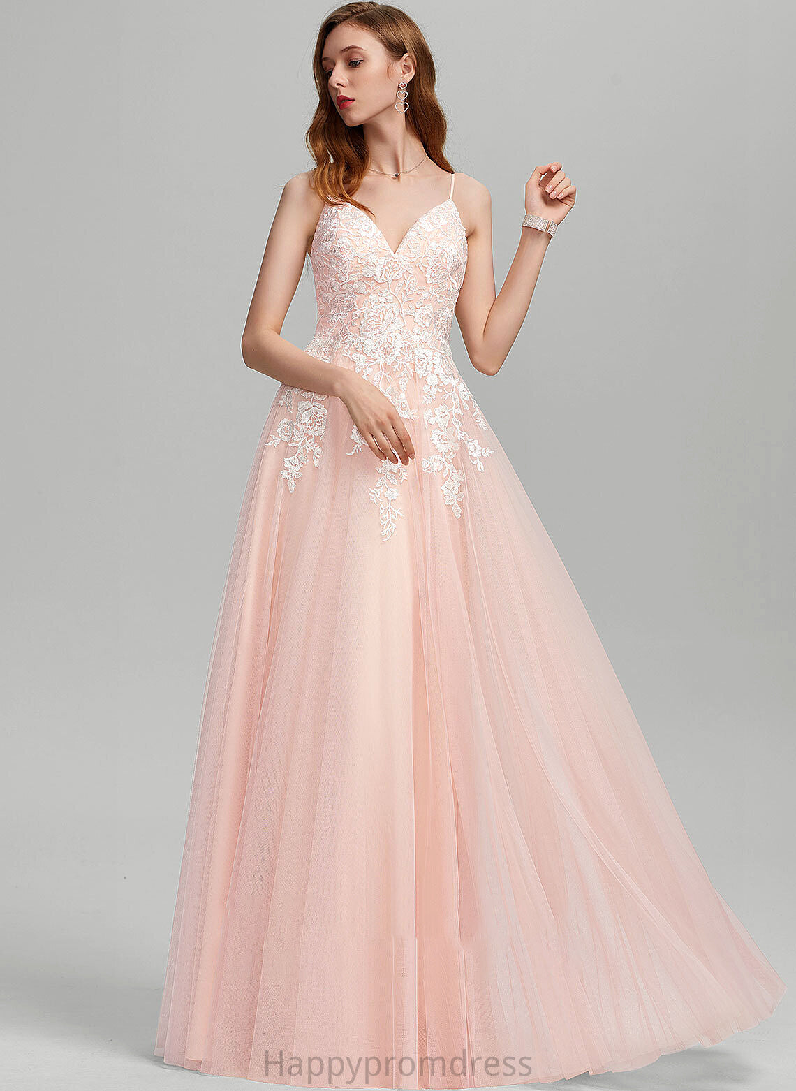 Sequins Prom Dresses With Sweetheart Floor-Length Ball-Gown/Princess Tulle Julissa