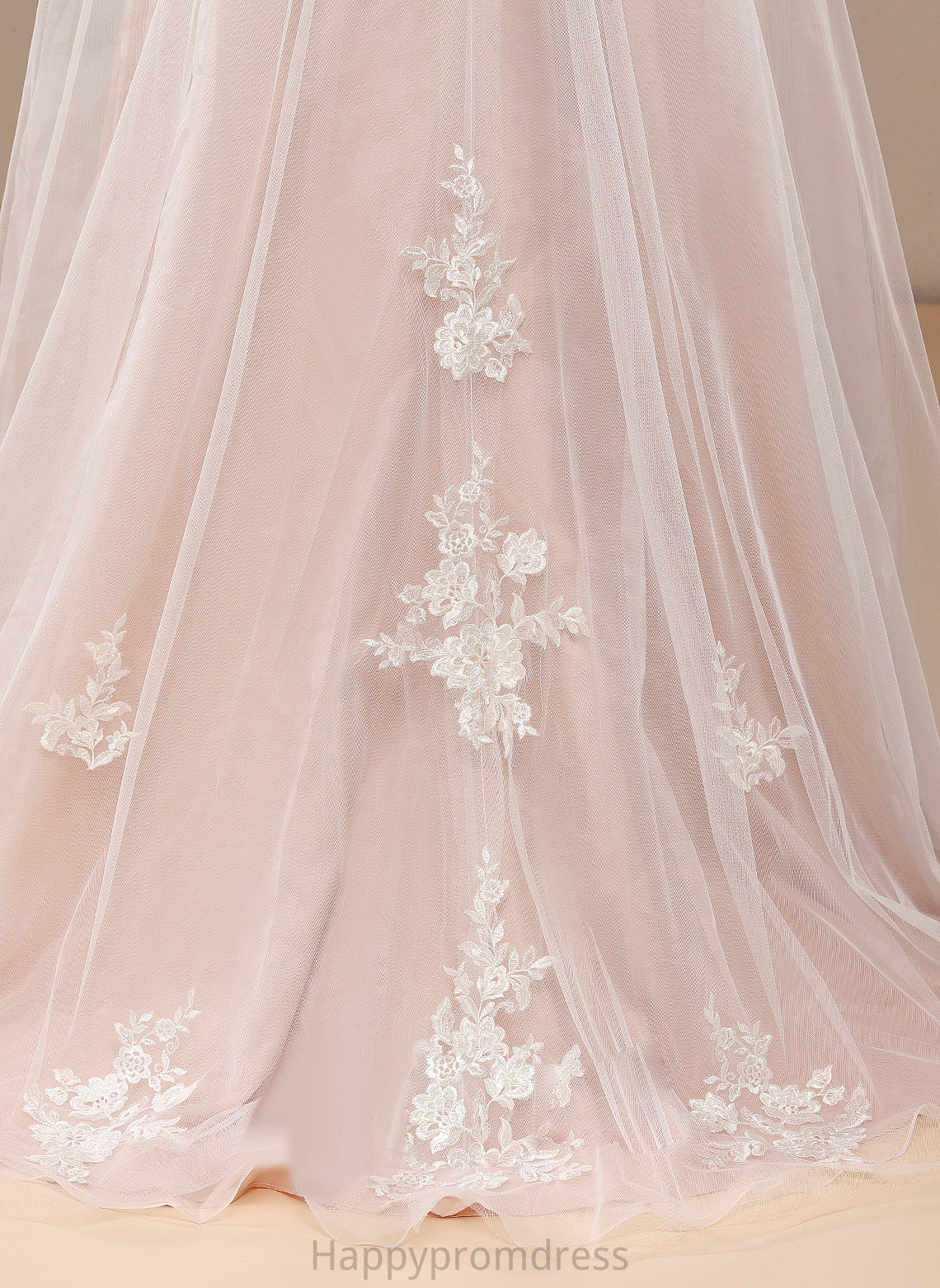 Wedding Ball-Gown/Princess Train With Dress Lace Lace Valerie V-neck Tulle Wedding Dresses Sweep