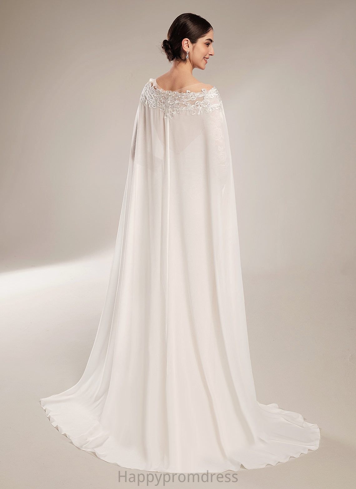 Wedding Dresses Wedding Chiffon Illusion Beading Lace With Celia Dress Train Trumpet/Mermaid Court