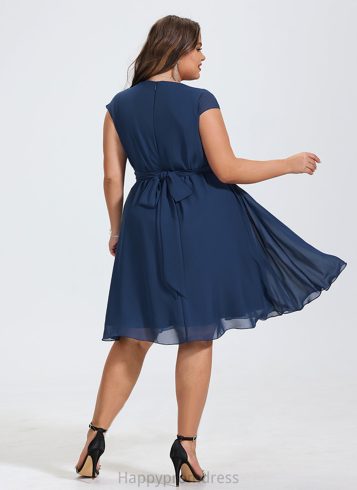 V-Neck Chiffon A-line Lauretta Dresses Formal Dresses