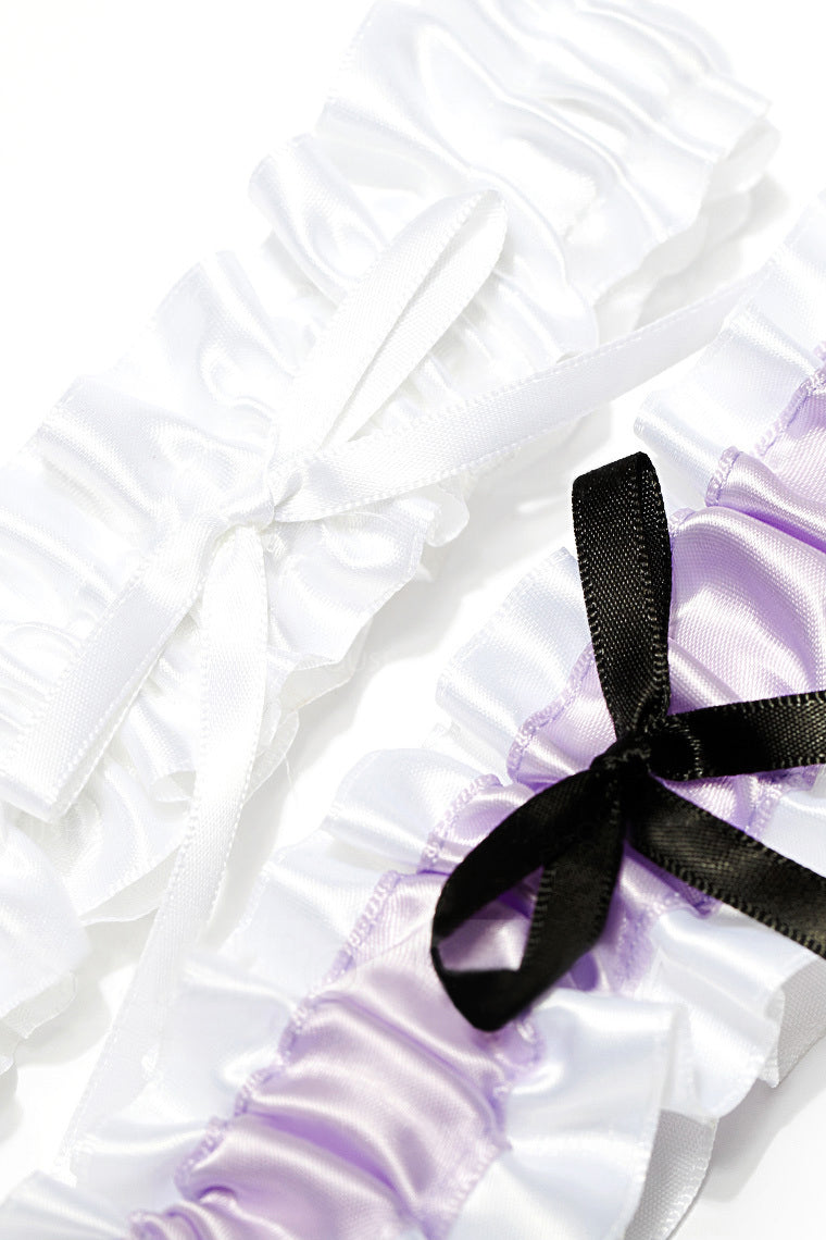 2-Piece Satin Wedding Garters